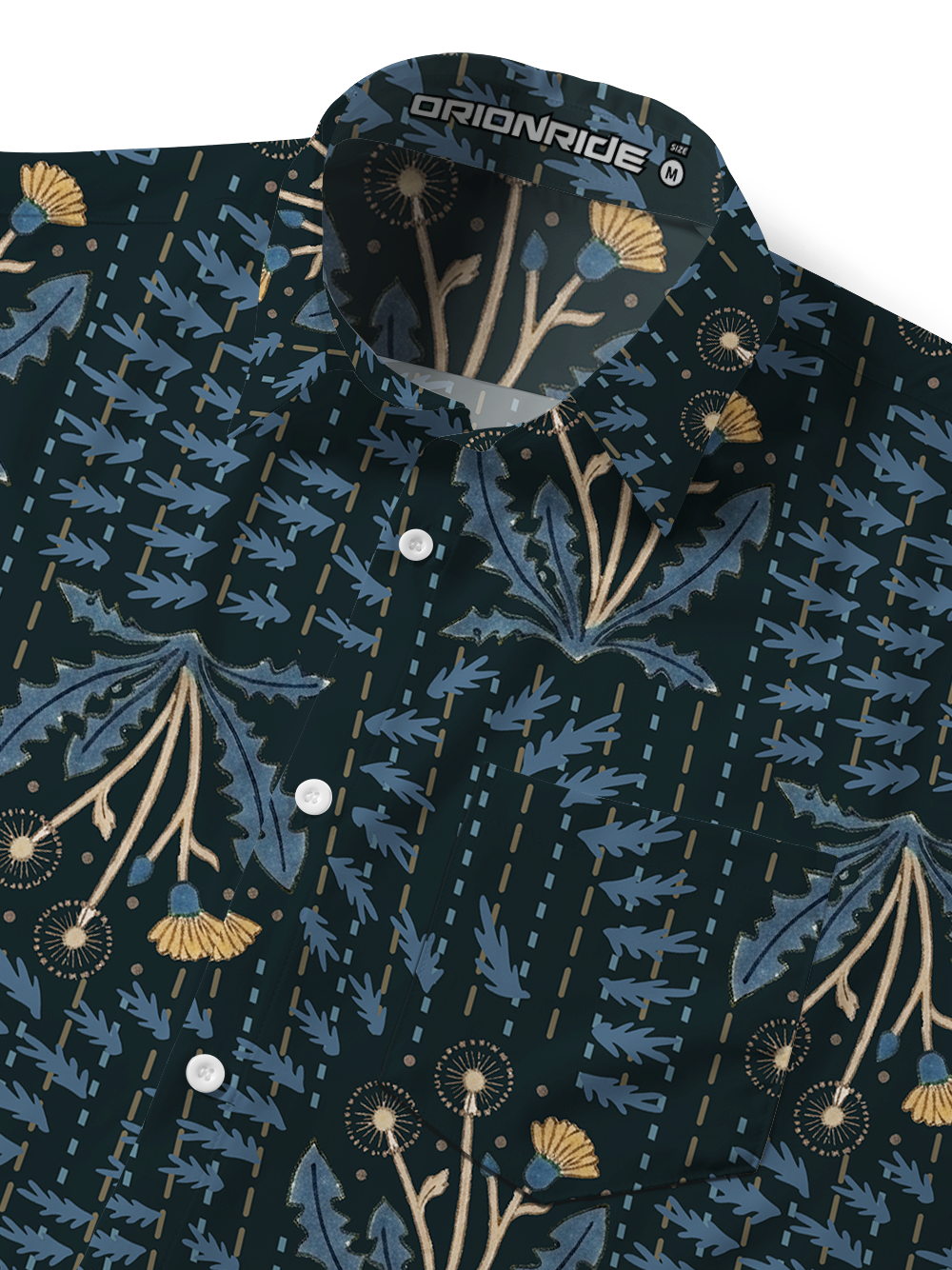 Orionride Dandelion Gear Zipper Pockets Ultra Lightweight Short Sleeves Gravel Shirt