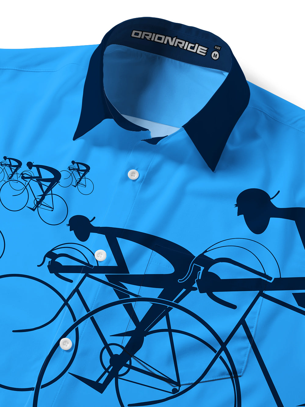 Orionride Line Rider Zipper Pockets Ultra Lightweight Short Sleeves Gravel Shirt