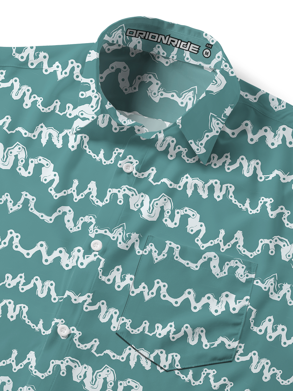 Orionride Chain Wave Ultra Lightweight Short Sleeves Hawaiian shirt