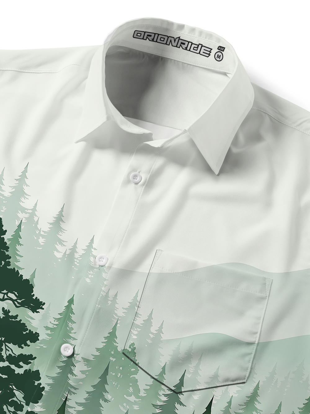 Orionride Silent Pines Zipper Pockets Ultra Lightweight Short Sleeves Gravel Shirt