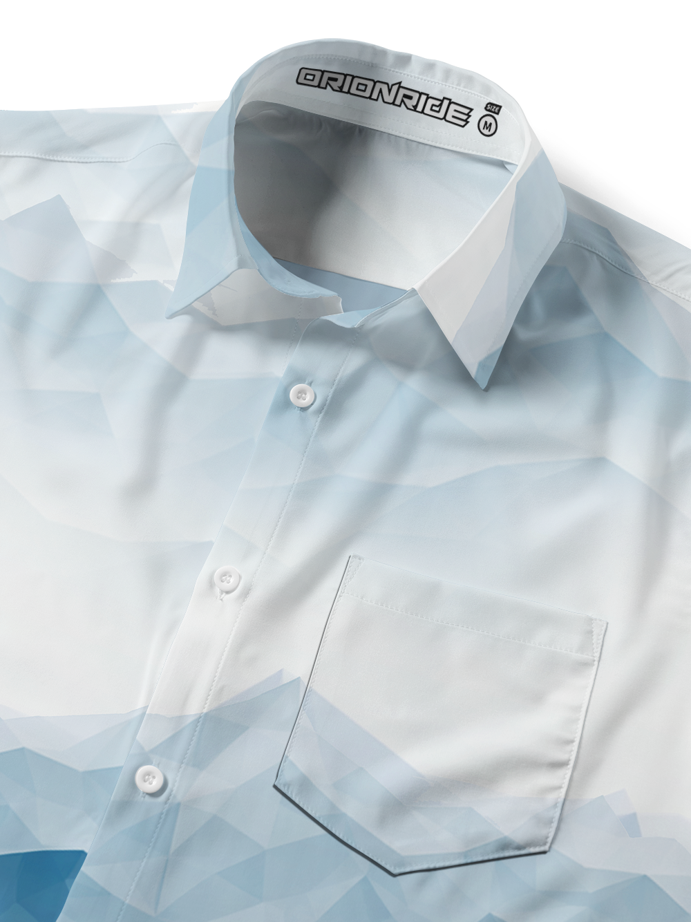 Orionride Snow Mountain Cycling Zipper Pockets Ultra Lightweight Short Sleeves Gravel Shirt