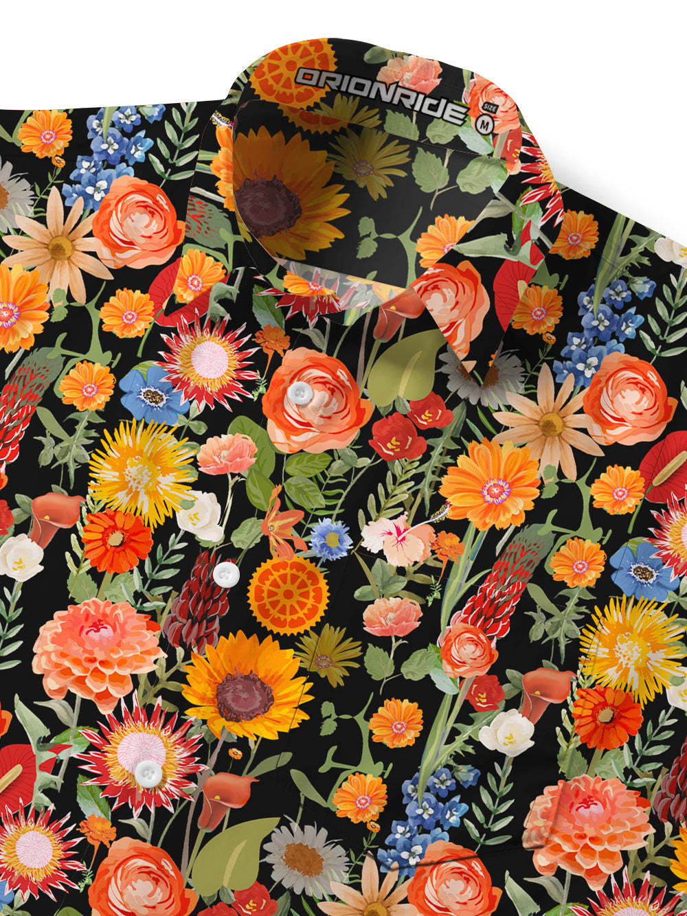 Orionride Dance Of Flowers Ultra Lightweight Short Sleeves Hawaiian shirt