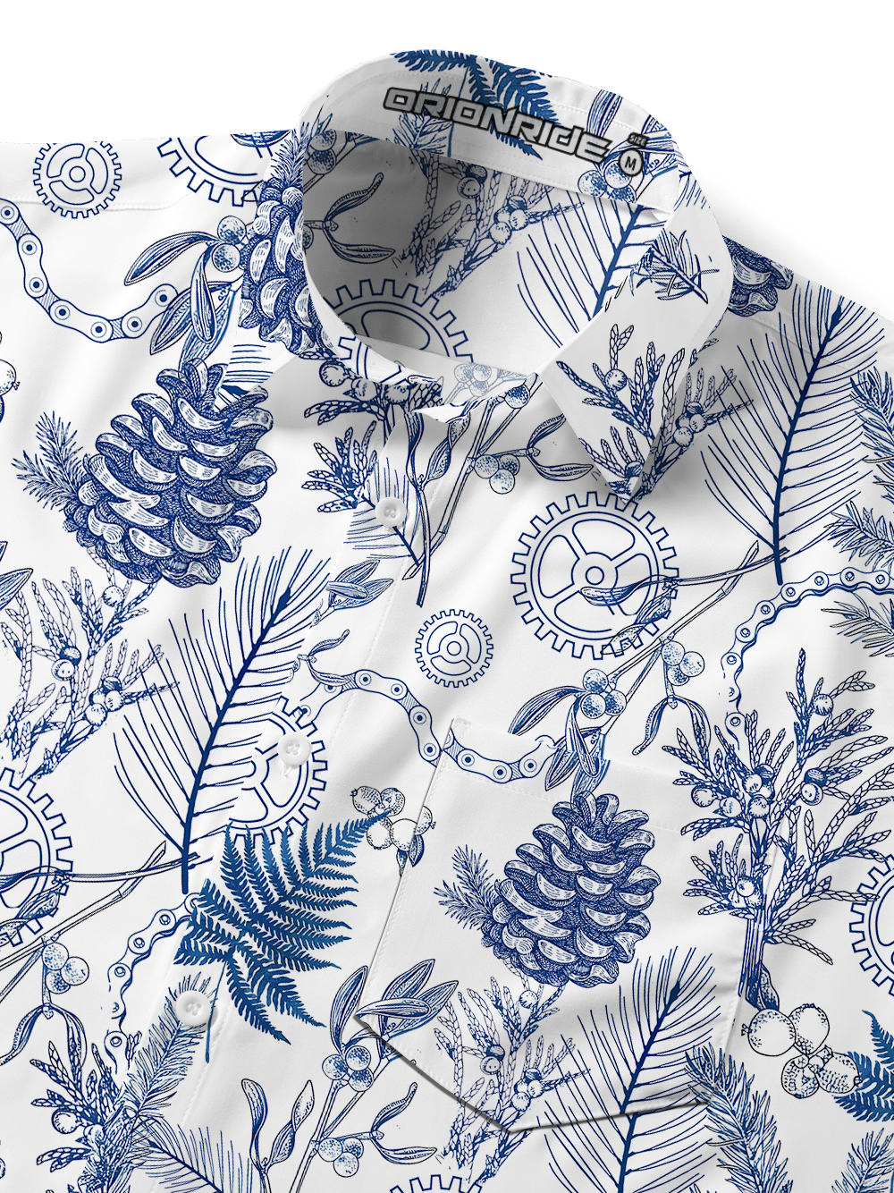 Orionride Pinecone Gear Zipper Pockets Ultra Lightweight Short Sleeves Gravel Shirt