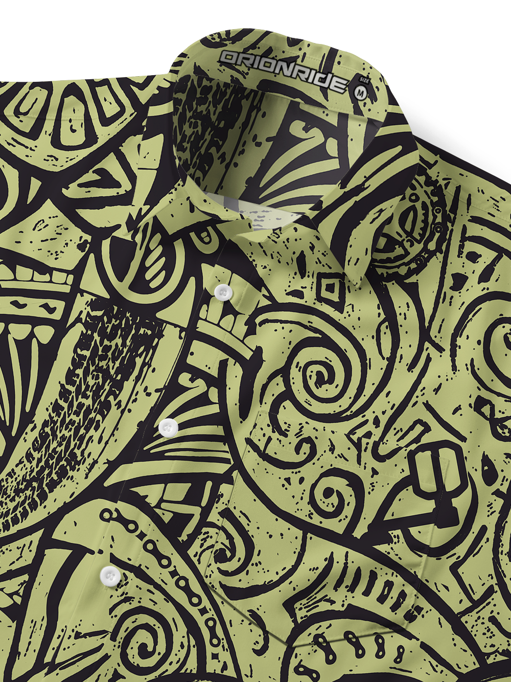 Orionride Vine Mark Zipper Pockets Ultra Lightweight Short Sleeves Gravel Shirt