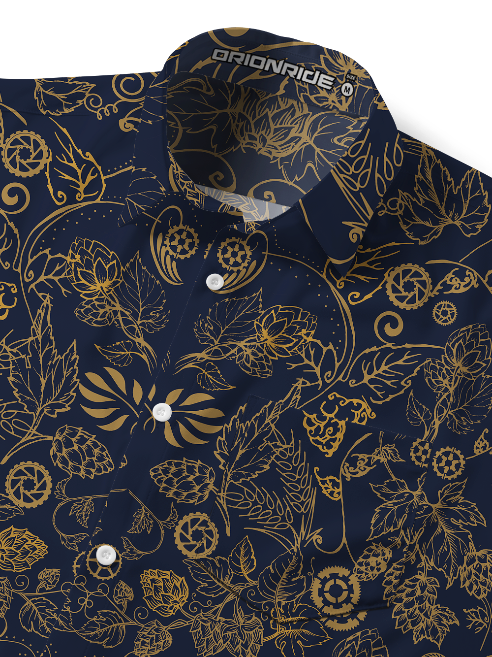 Orionride Hops Gear Zipper Pockets Ultra Lightweight Short Sleeves Gravel Shirt