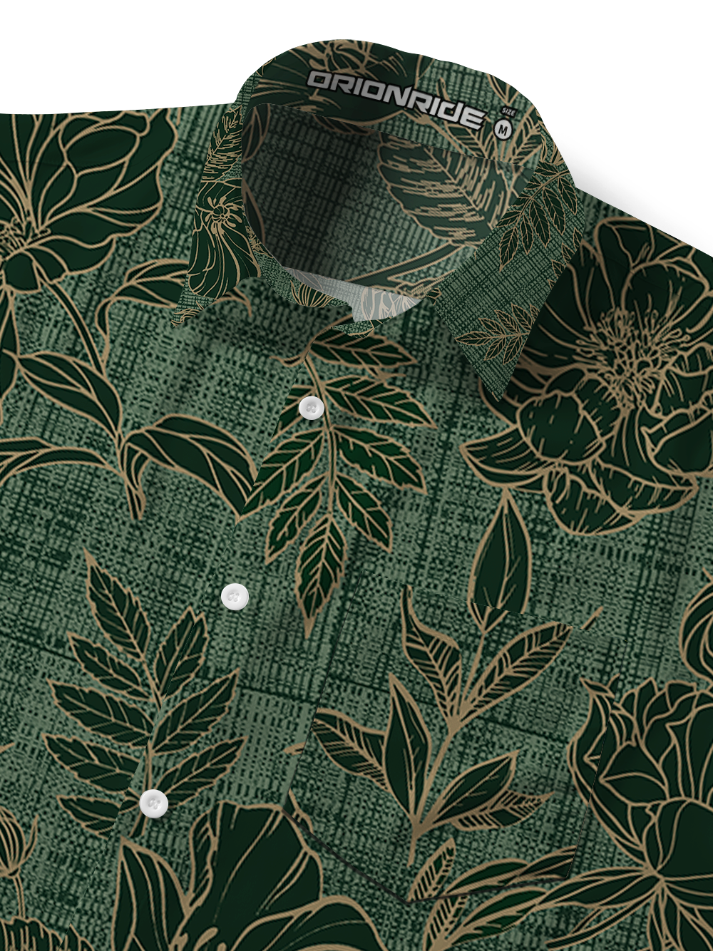 Orionride Gold lace Zipper Pockets Ultra Lightweight Short Sleeves Gravel Shirt