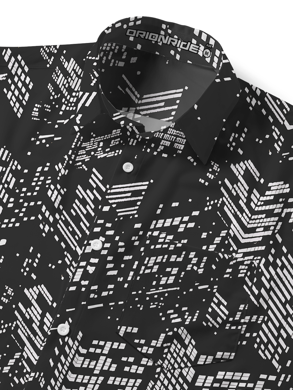 Orionride City Maze Zipper Pockets Ultra Lightweight Short Sleeves Gravel Shirt