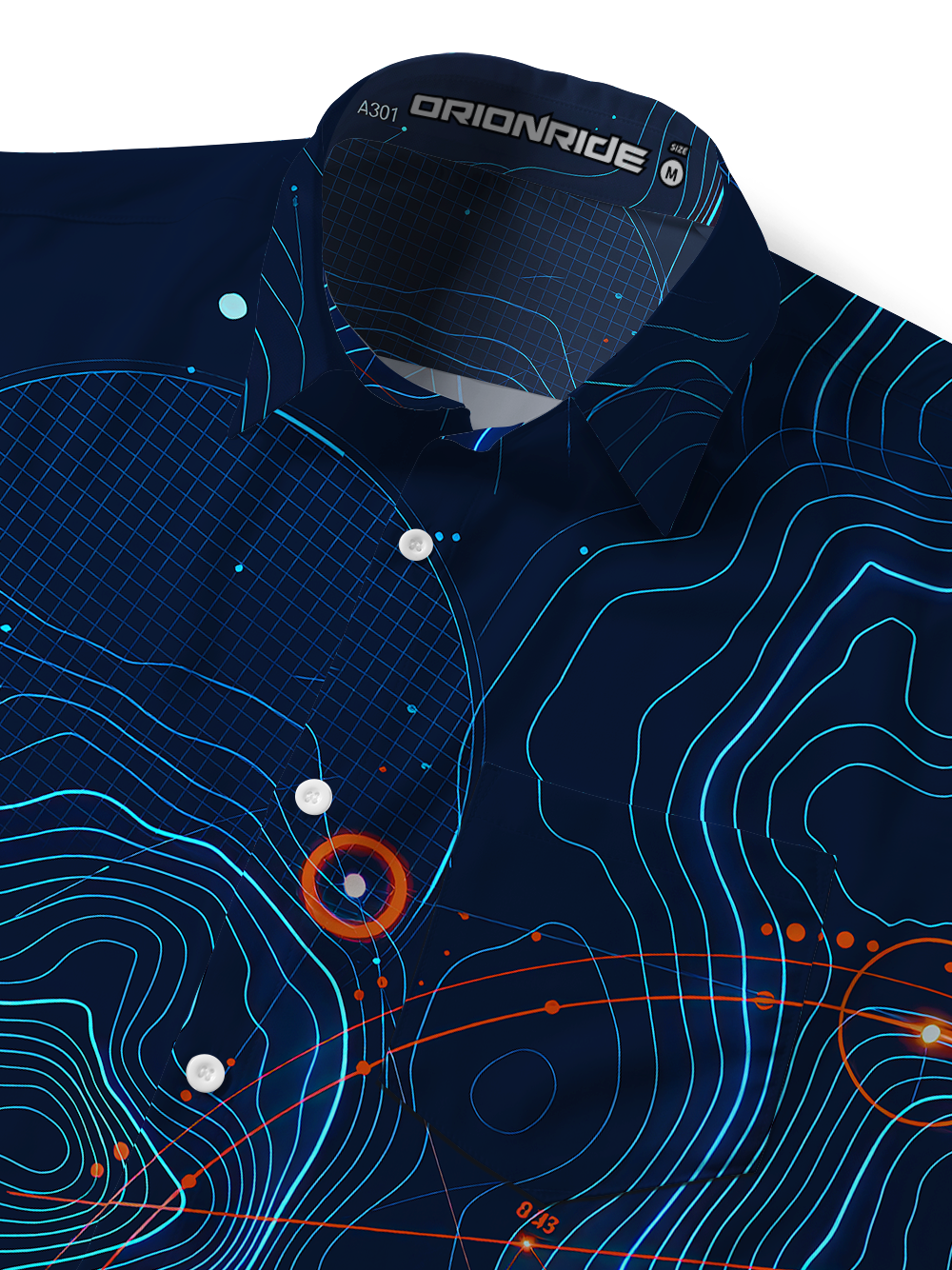 Orionride Fluid Trajectory Zipper Pockets Ultra Lightweight Short Sleeves Gravel Shirt