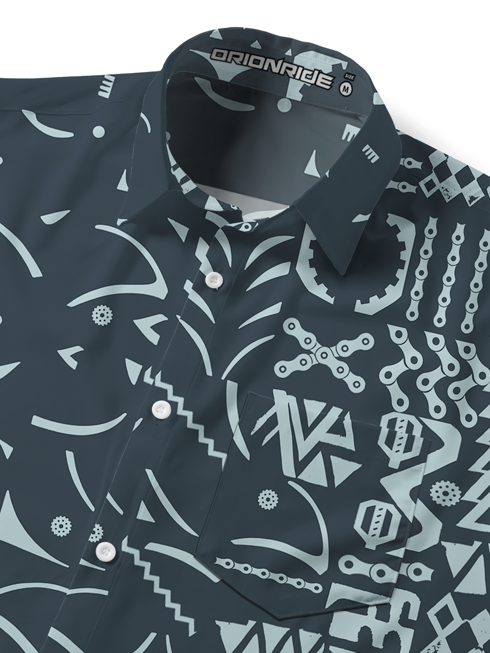 Orionride Modular Totem Zipper Pockets Ultra Lightweight Short Sleeves Gravel Shirt