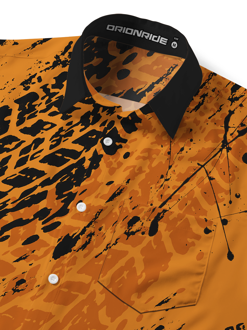 Orionride Tire Marks Zipper Pockets Ultra Lightweight Short Sleeves Gravel Shirt