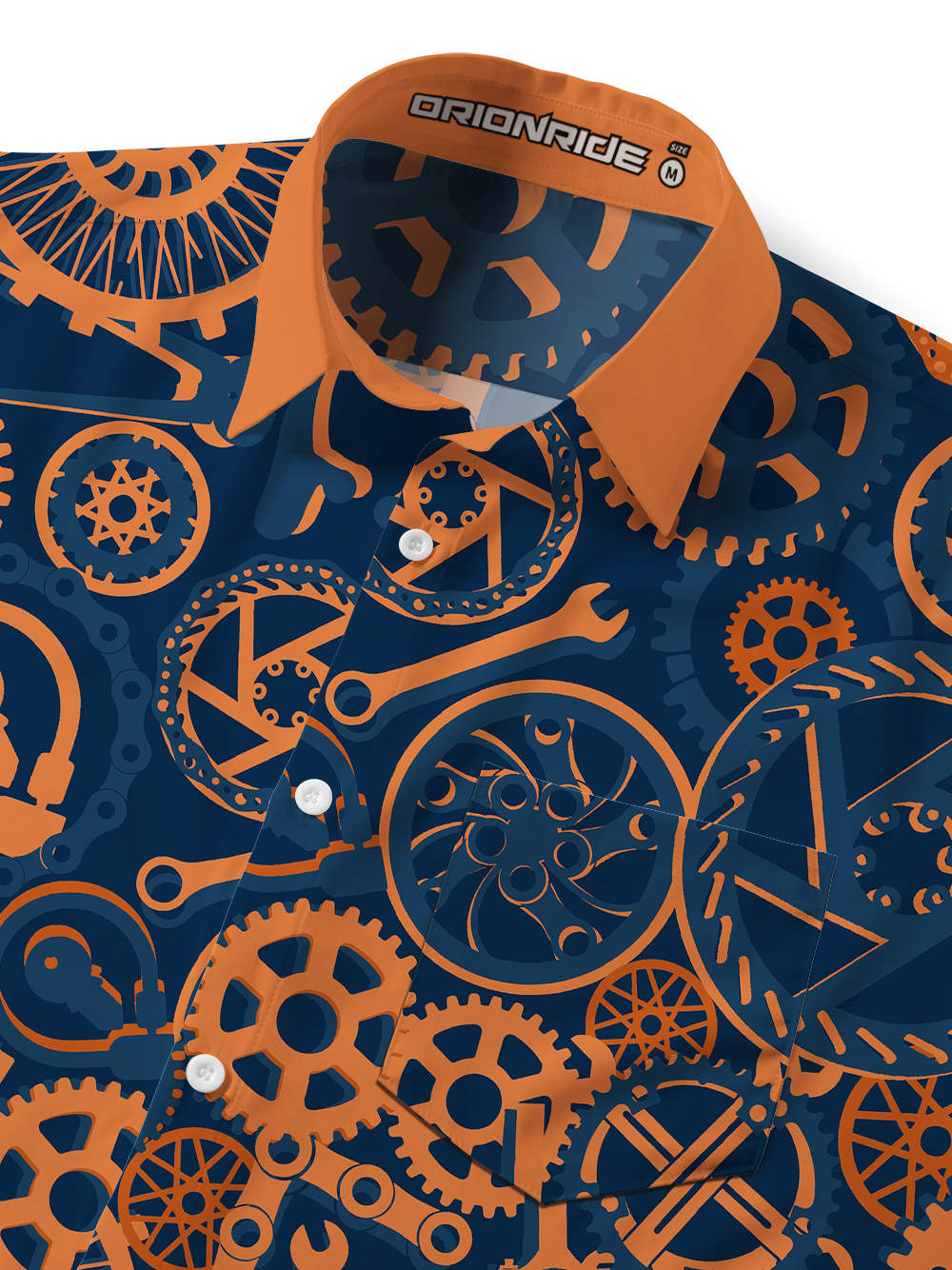 Orionride Cool Gear Zipper Pockets Ultra Lightweight Short Sleeves Gravel Shirt