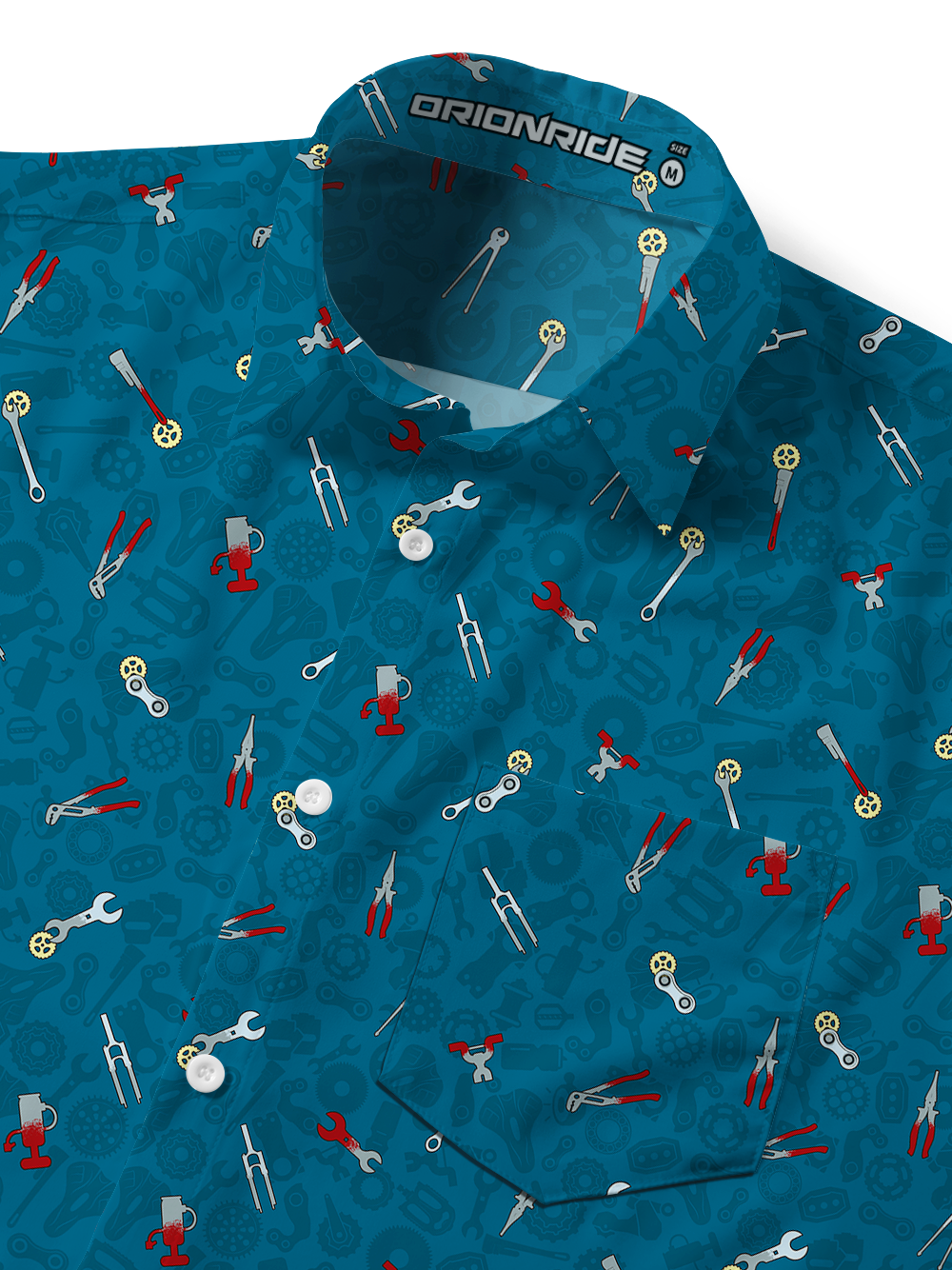 Orionride Cycling Tools Zipper Pockets Ultra Lightweight Short Sleeves Gravel Shirt