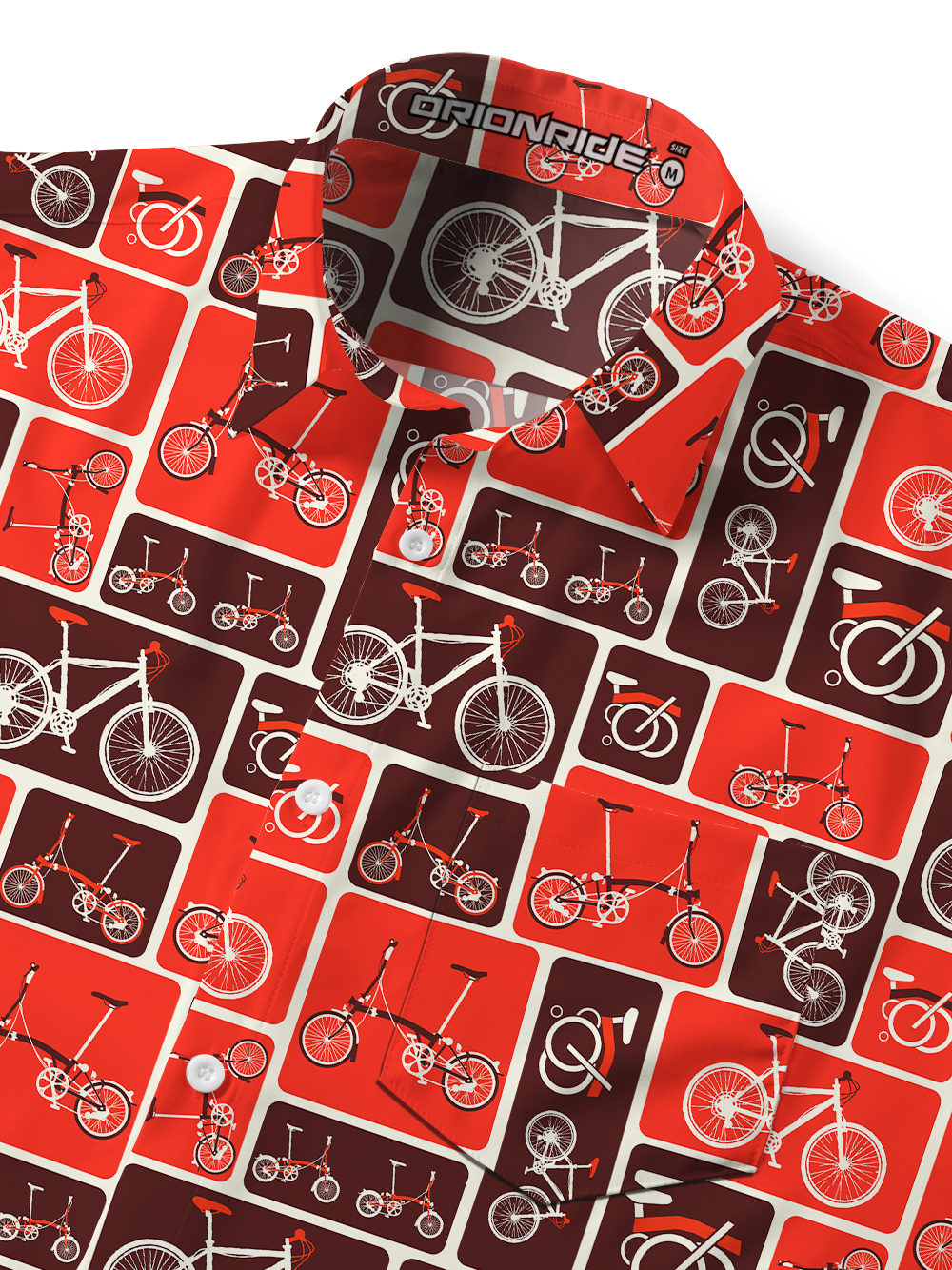 Orionride Diverse Bicycles Zipper Pockets Ultra Lightweight Short Sleeves Gravel Shirt