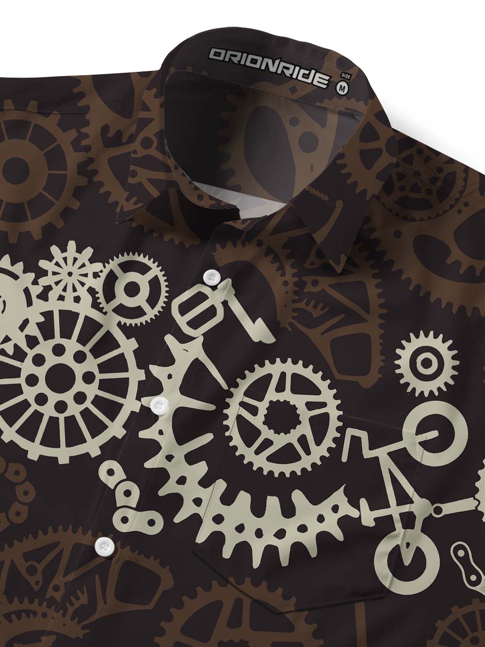 Orionride Gear Combination Zipper Pockets Ultra Lightweight Short Sleeves Gravel Shirt