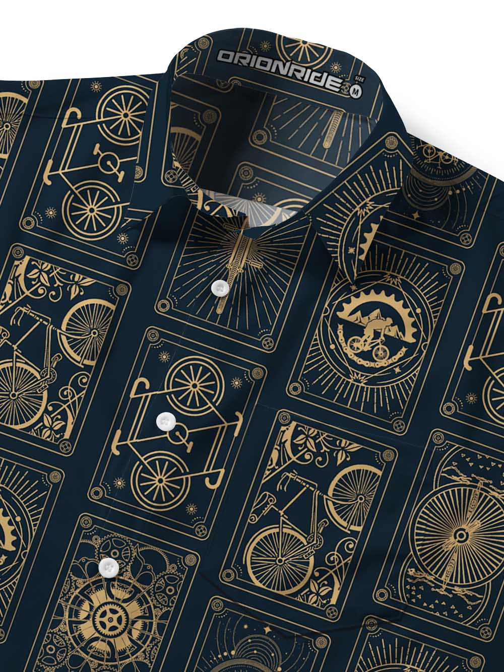 Orionride Bicycle Cards Zipper Pockets Ultra Lightweight Short Sleeves Gravel Shirt
