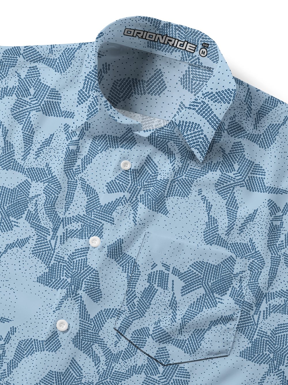 Orionride Mechanical Rhythm Zipper Pockets Ultra Lightweight Short Sleeves Gravel Shirt