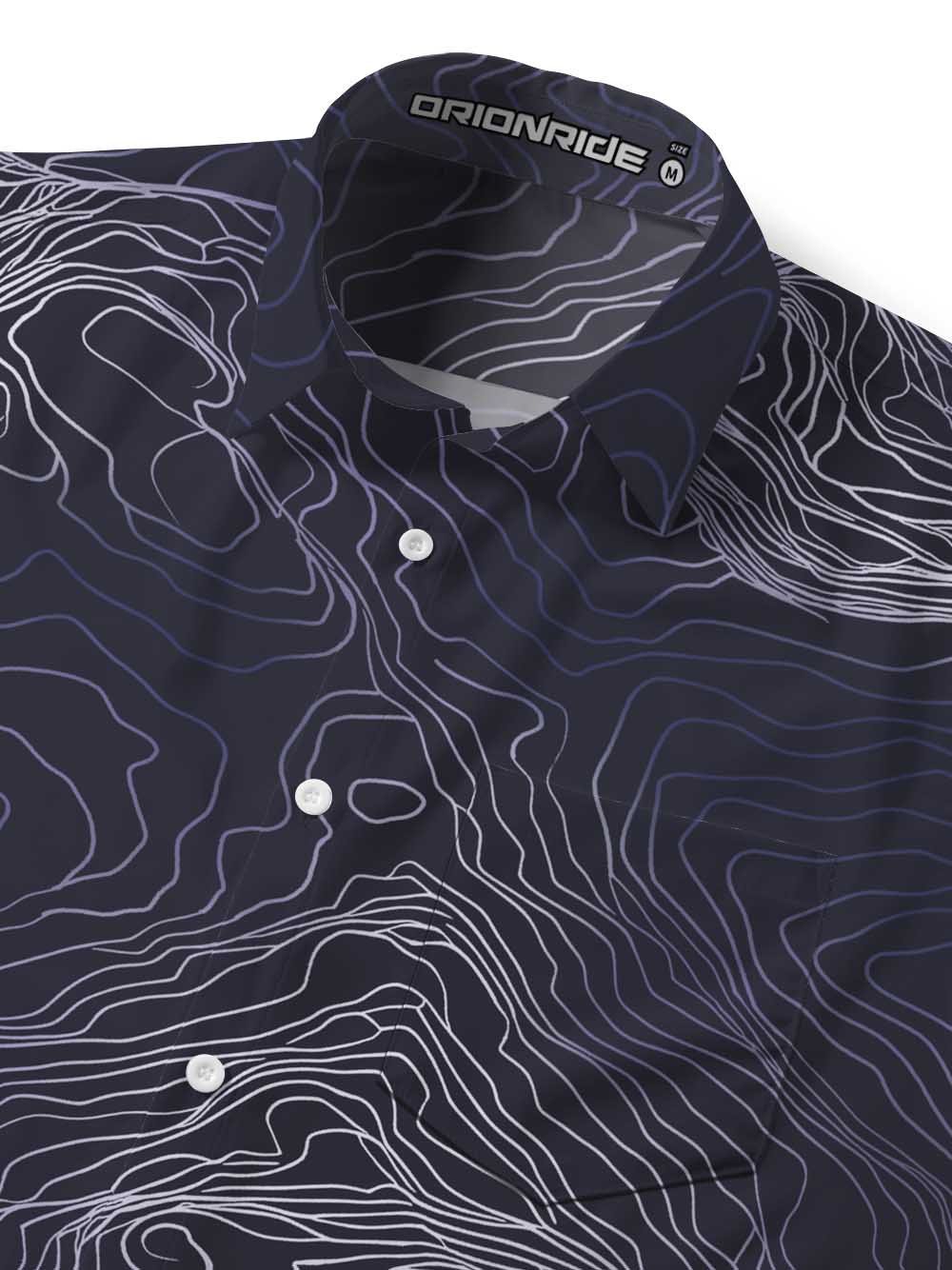 Orionride Rugged Contours Zipper Pockets Ultra Lightweight Short Sleeves Gravel Shirt