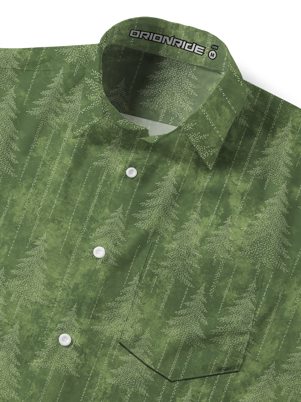 Orionride Misty Pine Zipper Pockets Ultra Lightweight Short Sleeves Gravel Shirt