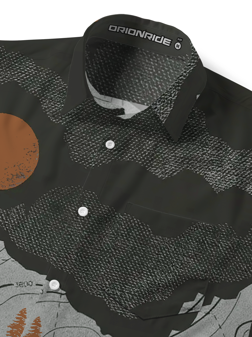 Orionride Under The Blazing Sun Zipper Pockets Ultra Lightweight Short Sleeves Gravel Shirt