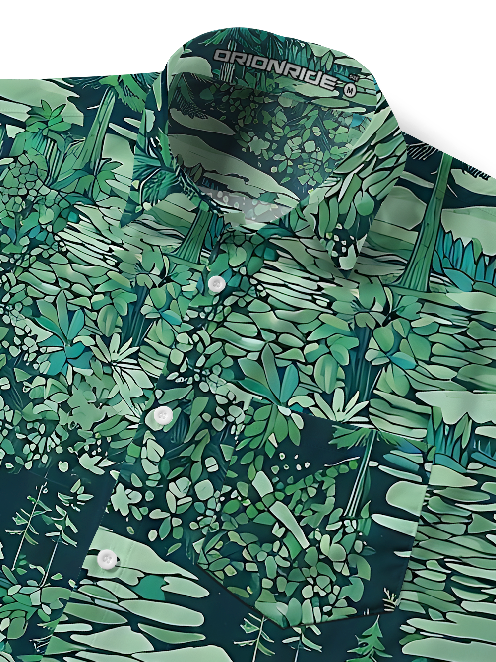 Orionride Wandering Through The Woods Zipper Pockets Ultra Lightweight Short Sleeves Gravel Shirt