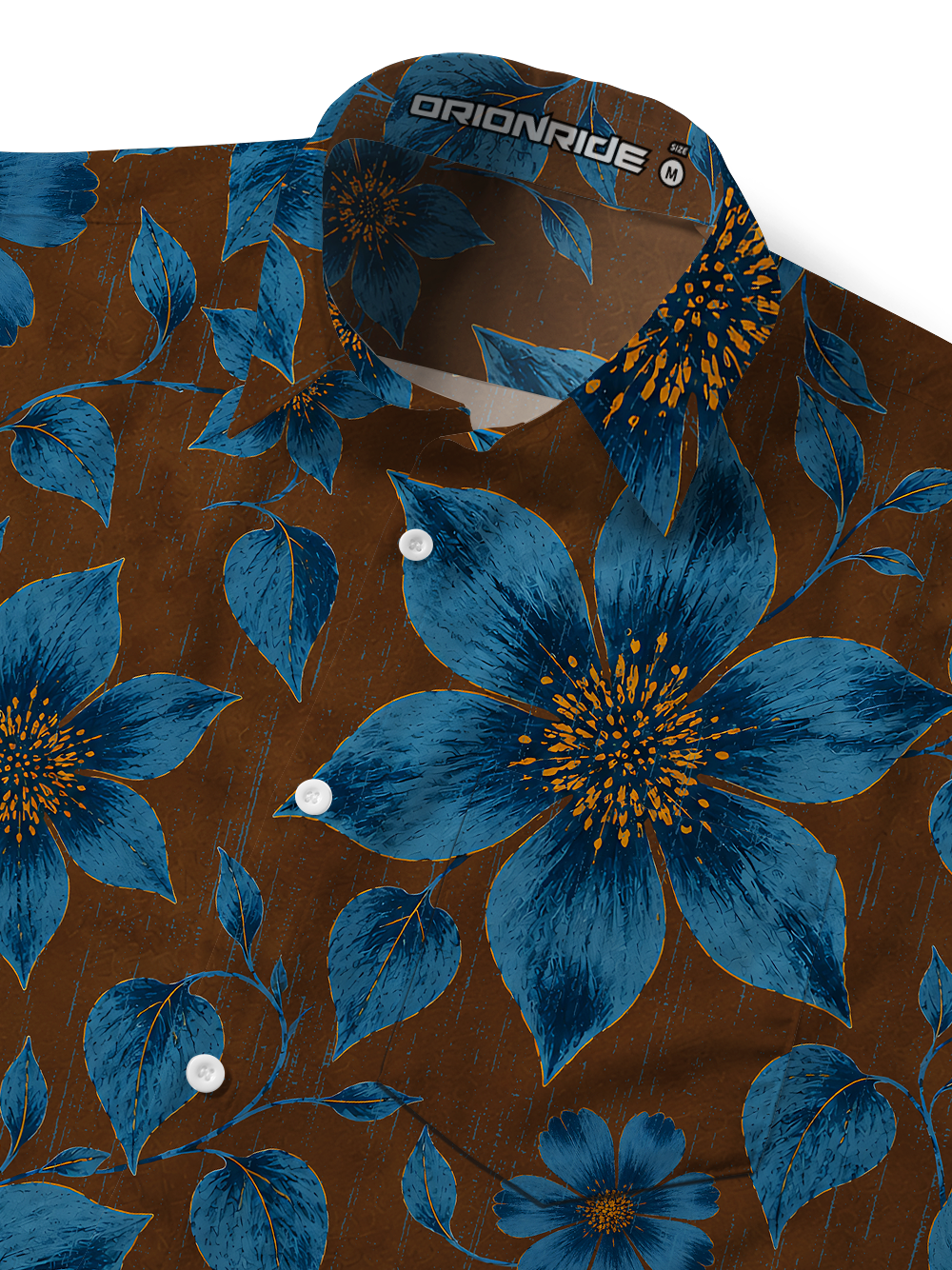 Orionride Shadow Botanica Zipper Pockets Ultra Lightweight Short Sleeves Gravel Shirt