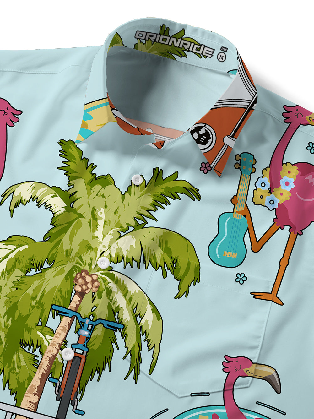 Orionride Beach Party Ultra Lightweight Short Sleeves Hawaiian shirt