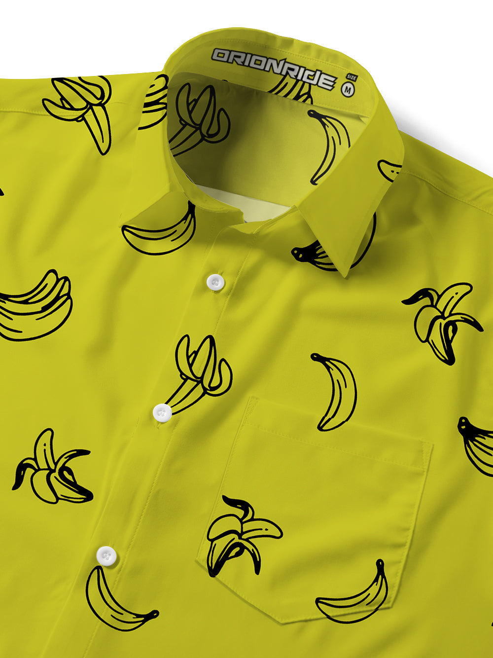 Orionride Banana Ultra Lightweight Short Sleeves Hawaiian shirt
