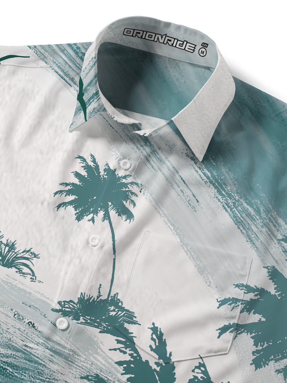 Orionride Island Of Adventure Zipper Pockets Ultra Lightweight Short Sleeves Gravel Shirt