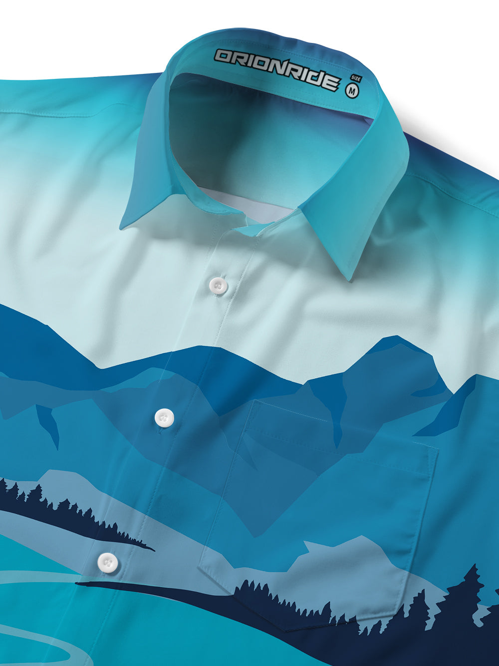 Orionride Mountain Biking Zipper Pockets Ultra Lightweight Short Sleeves Gravel Shirt