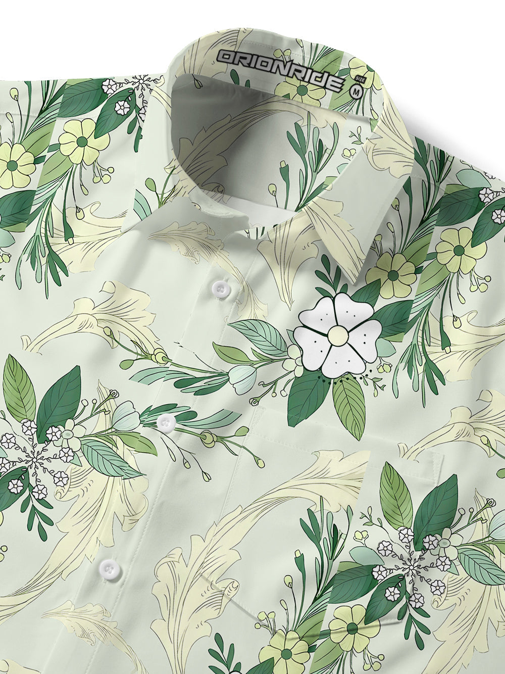 Orionride Flower Wheel Ultra Lightweight Short Sleeves Hawaiian shirt