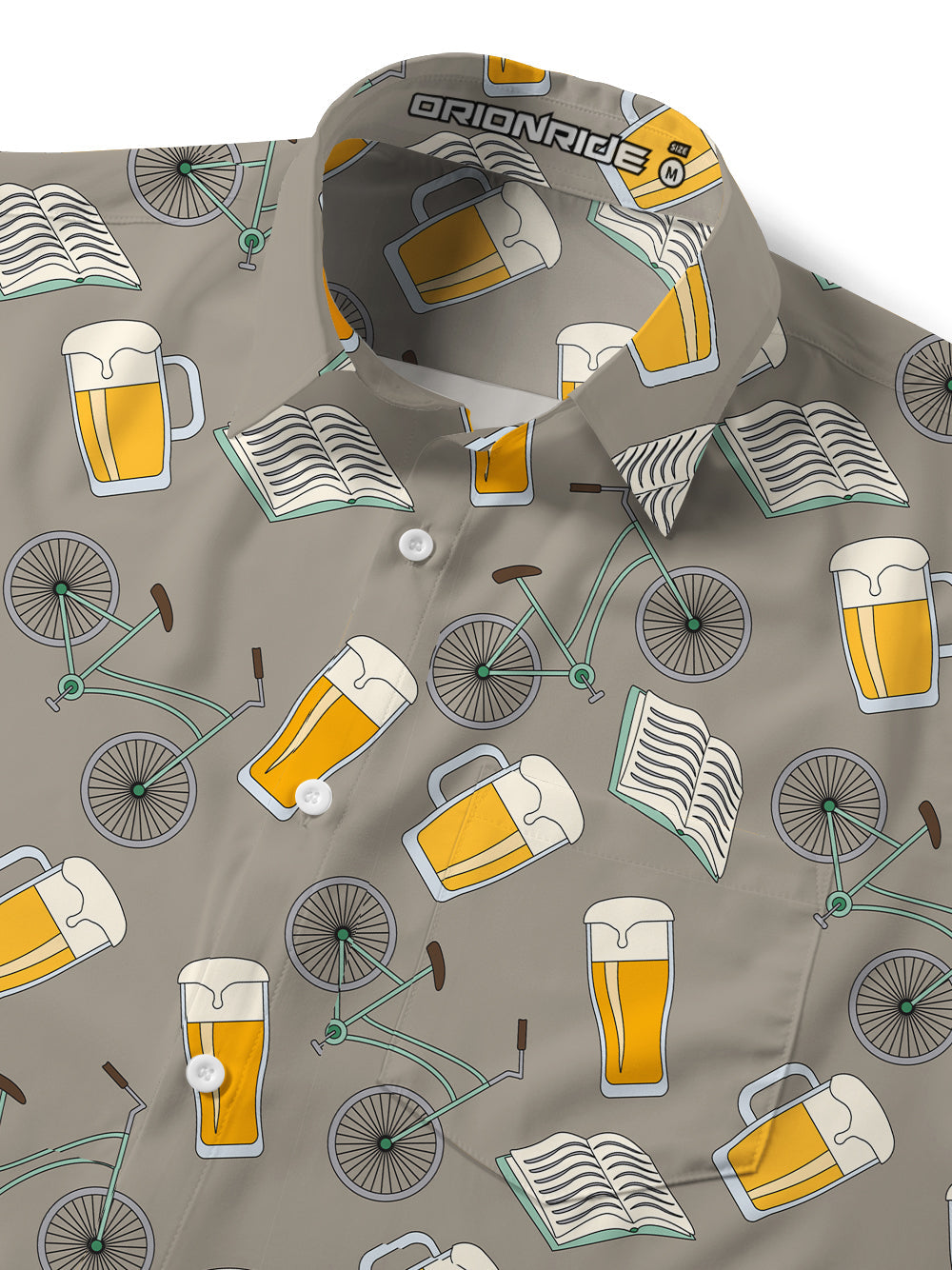 Orionride Ride Day Ultra Lightweight Short Sleeves Hawaiian shirt