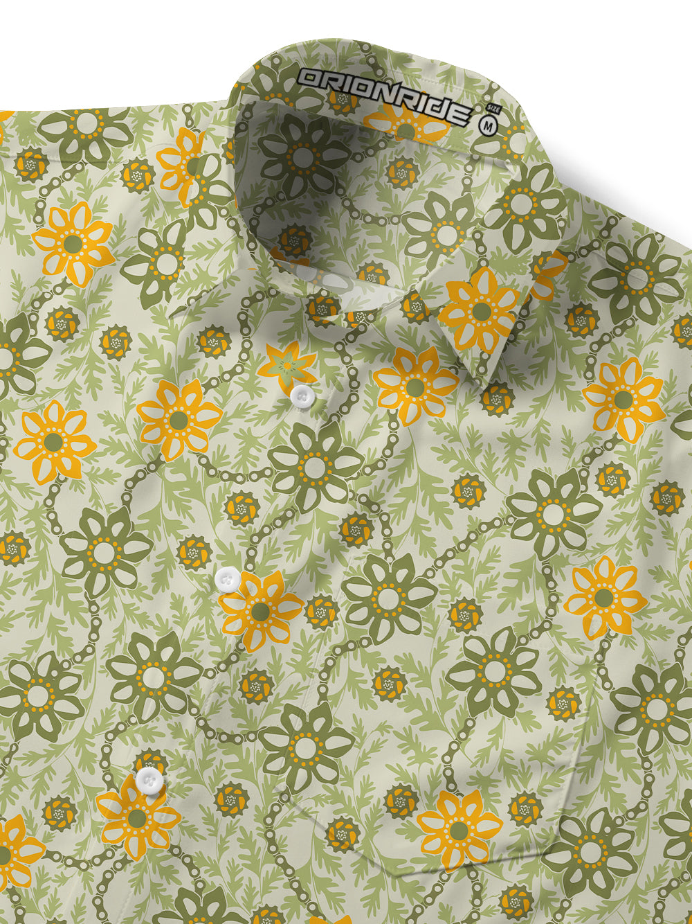 Orionride Chain Garden Zipper Pockets Ultra Lightweight Short Sleeves Gravel Shirt