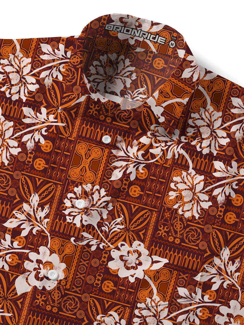 Orionride Fragrant Hibiscus Ultra Lightweight Short Sleeves Hawaiian shirt