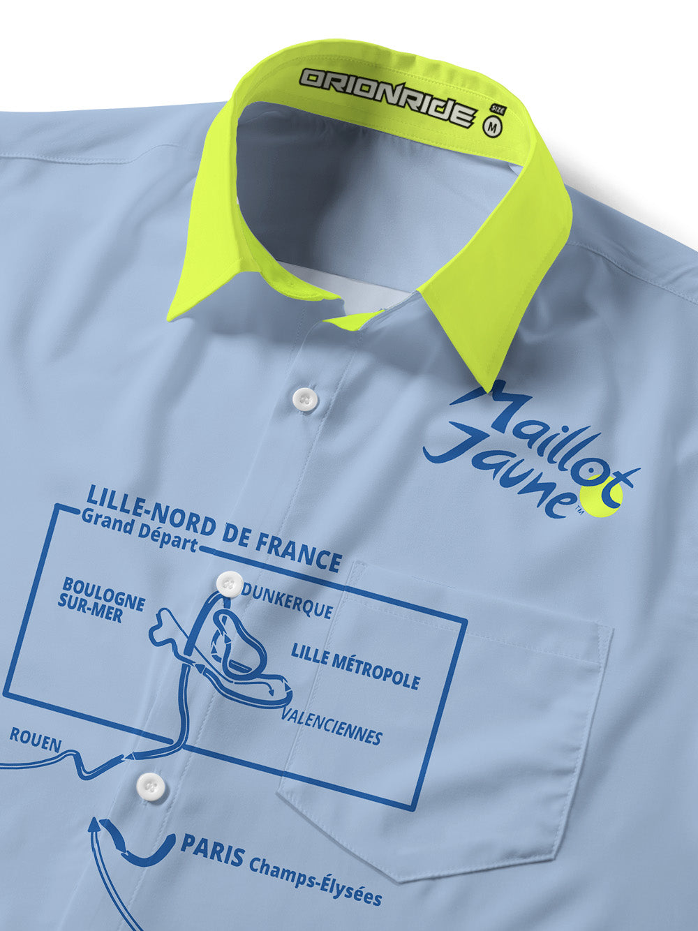 Orionride The Road To Success Zipper Pockets Ultra Lightweight Short Sleeves Gravel Shirt