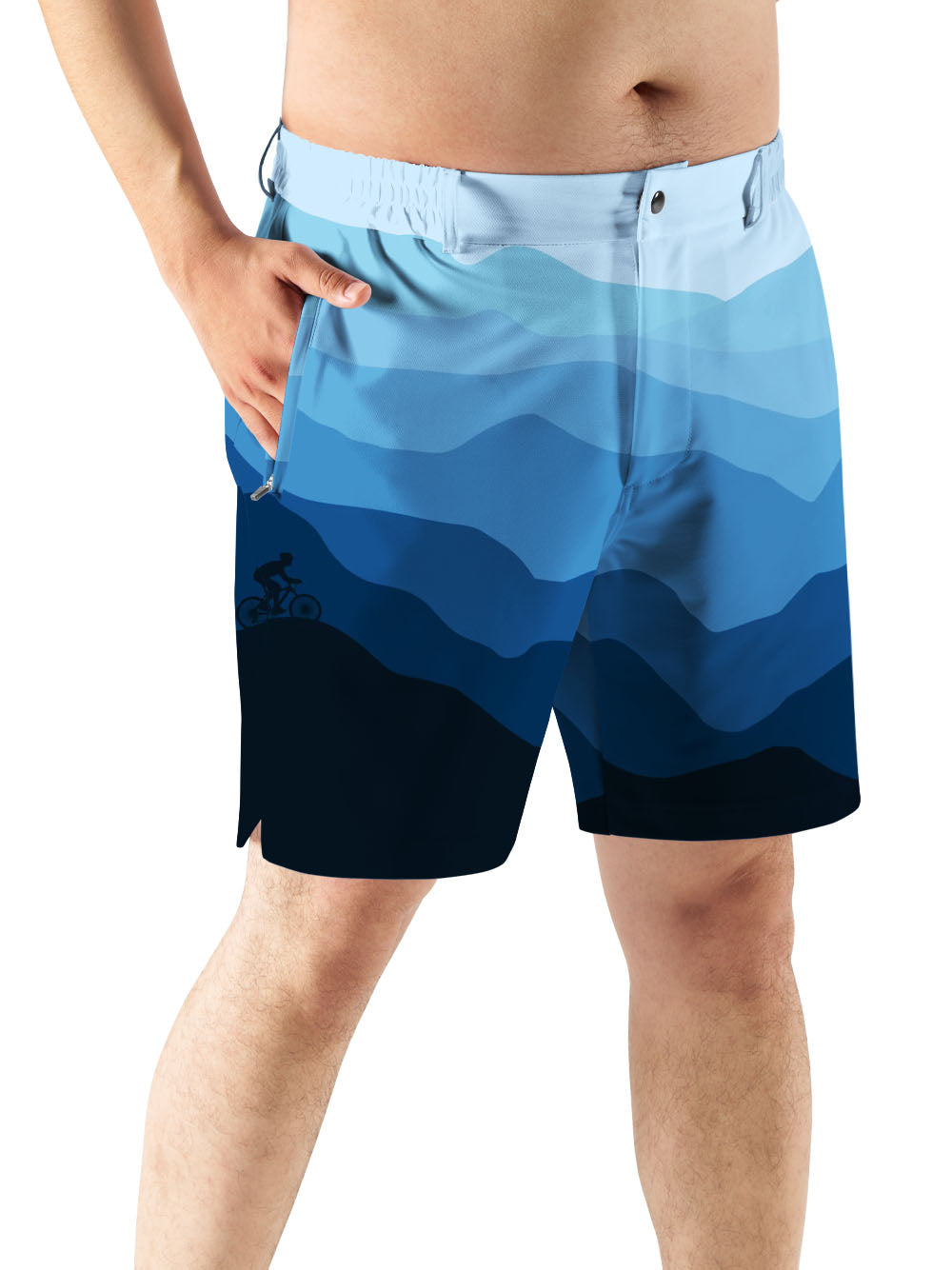 Orionride Free Sunset Cycling Short With 2 Zipper Pockets