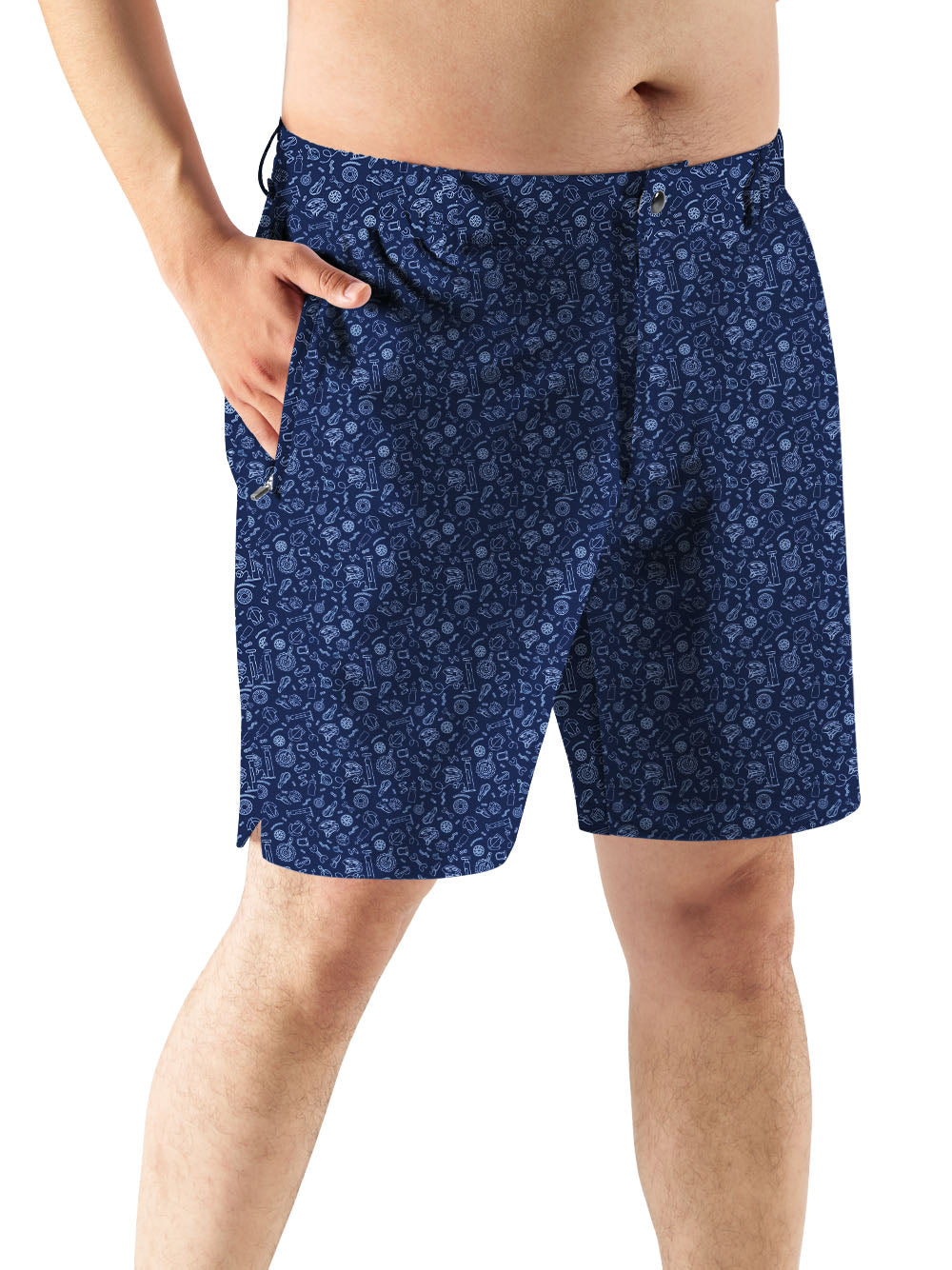 Orionride Cycling Parts Cycling Short With 2 Zipper Pockets