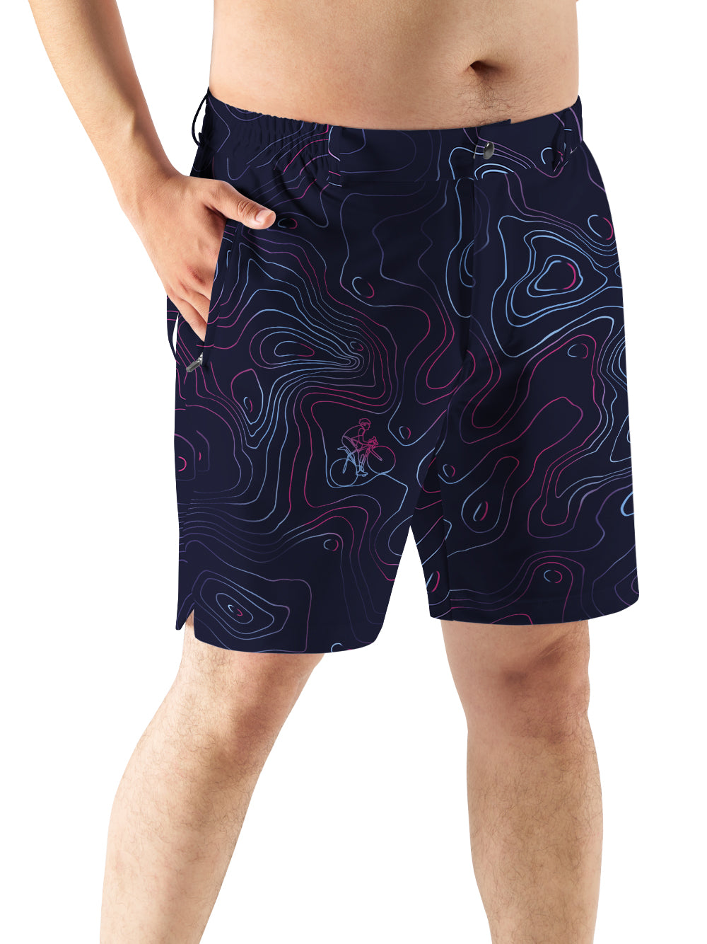 Orionride Contour Ride Cycling Short With 2 Zipper Pockets