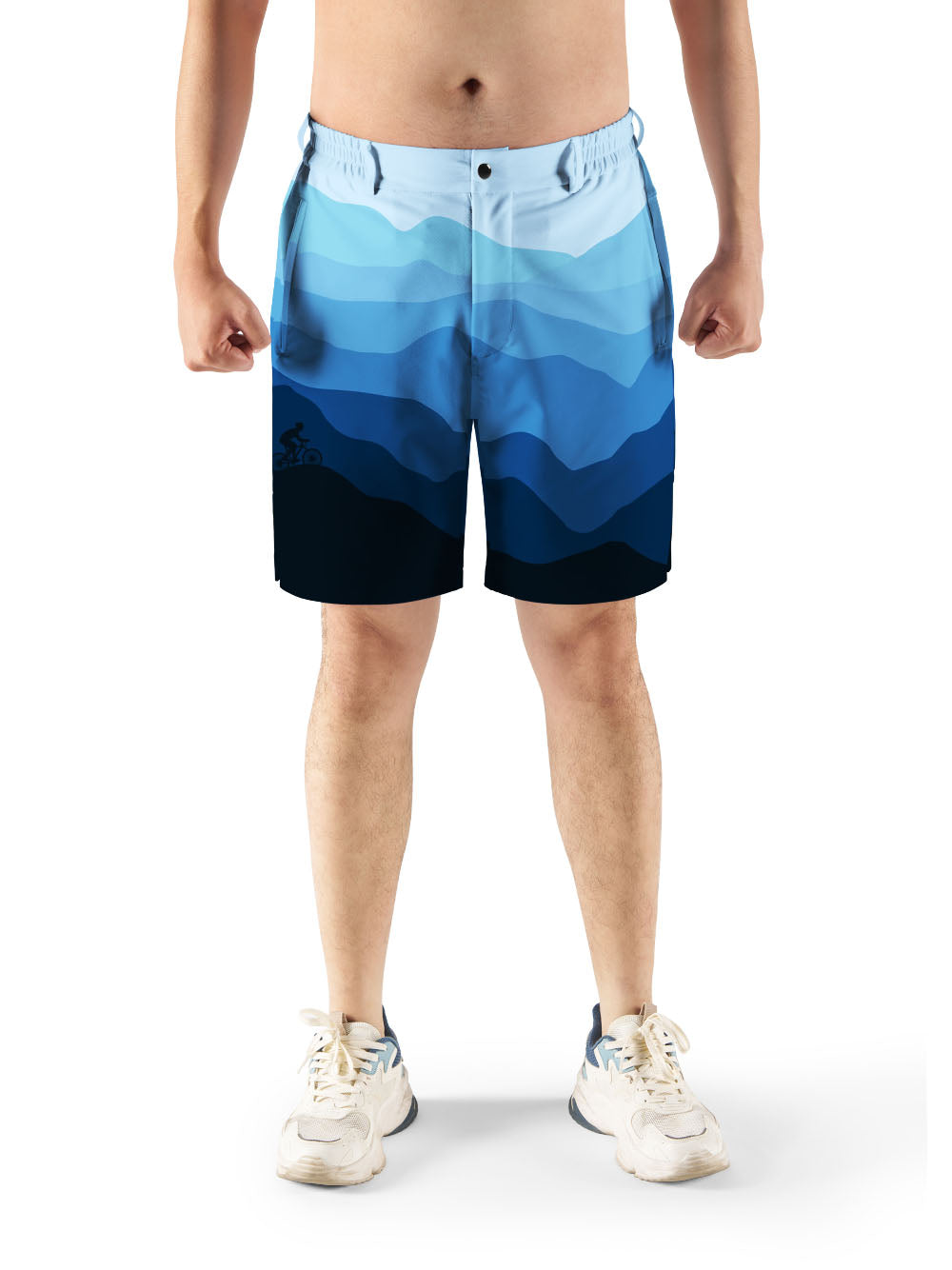 Orionride Free Sunset Cycling Short With 2 Zipper Pockets