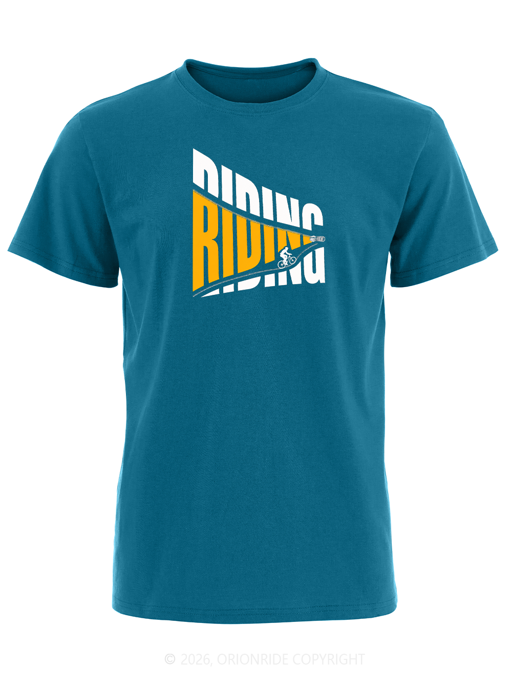 Orionride The World Inside The Zipper Short Sleeves Bike T-Shirt