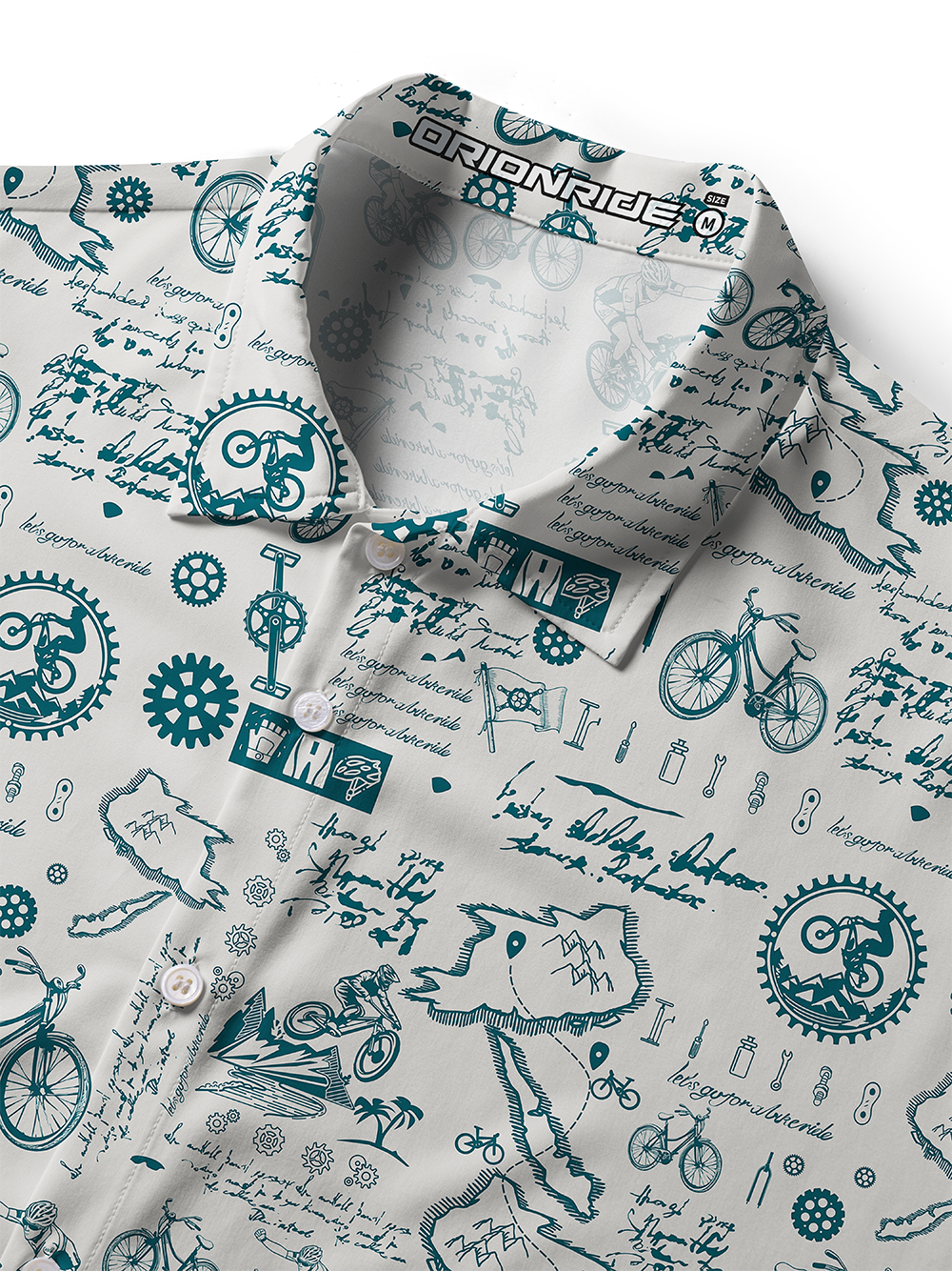 Orionride Cycling Diary Zipper Pockets Ultra Lightweight Short Sleeves Women's Gravel Shirt