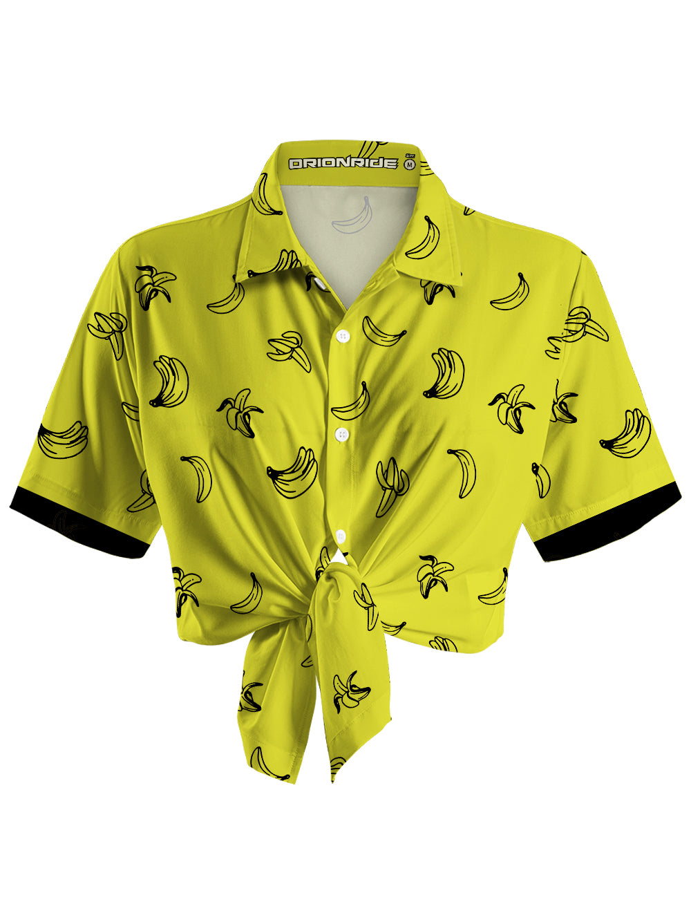 Orionride Banana Zipper Pockets Ultra Lightweight Short Sleeves Women's Gravel Shirt