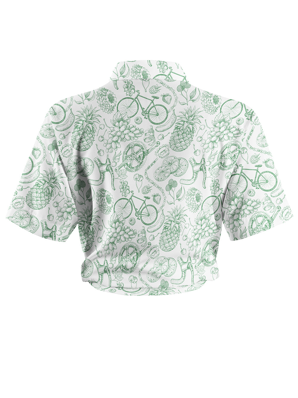 Orionride Fruit Collection Zipper Pockets Ultra Lightweight Short Sleeves Women's Gravel Shirt