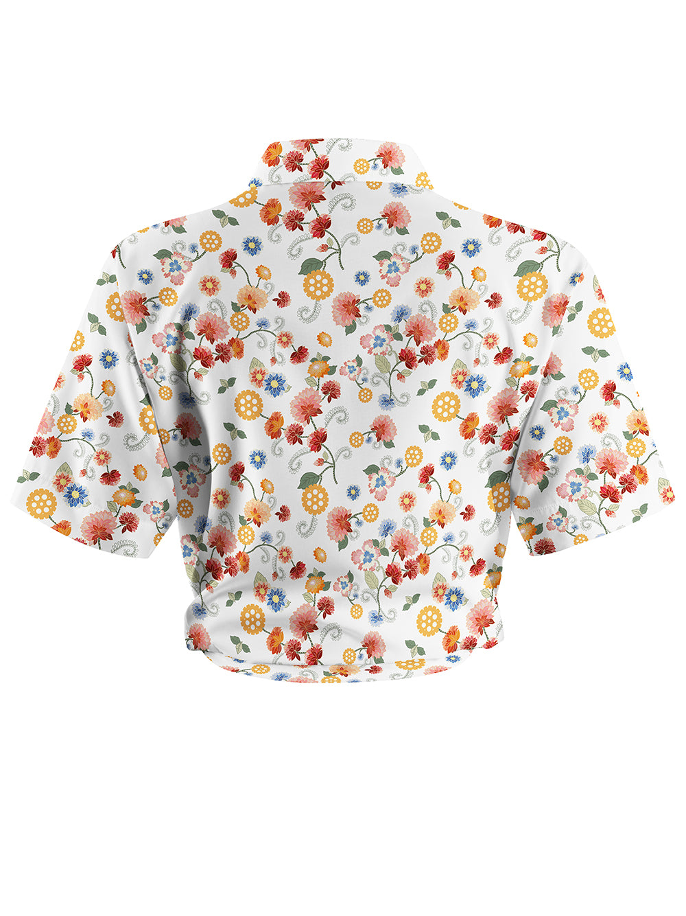 Orionride Color Gear Flower Zipper Pockets Ultra Lightweight Short Sleeves Women's Gravel Shirt