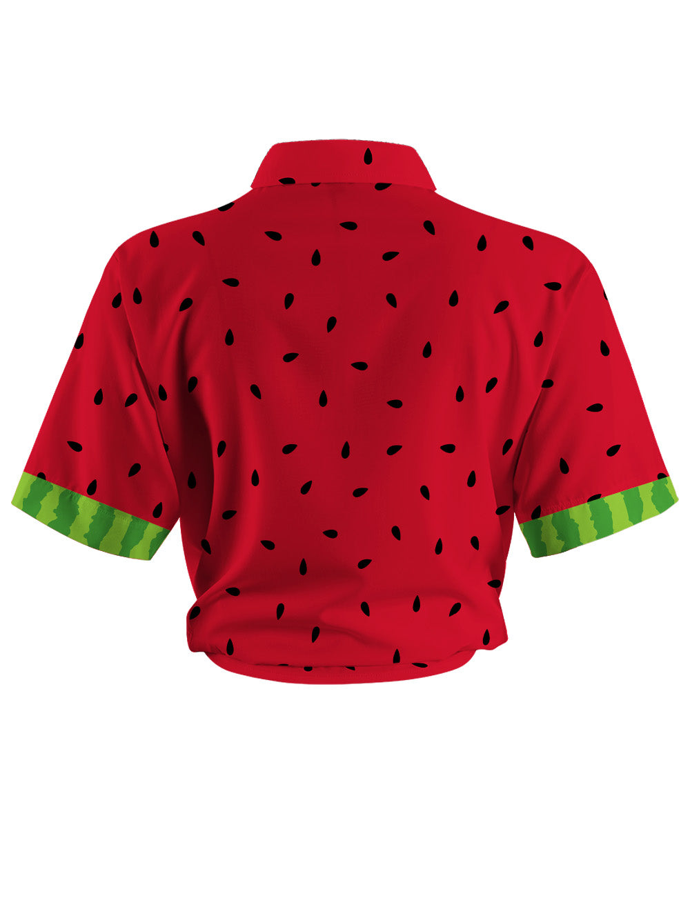 Orionride Watermelon Zipper Pockets Ultra Lightweight Short Sleeves Women's Gravel Shirt