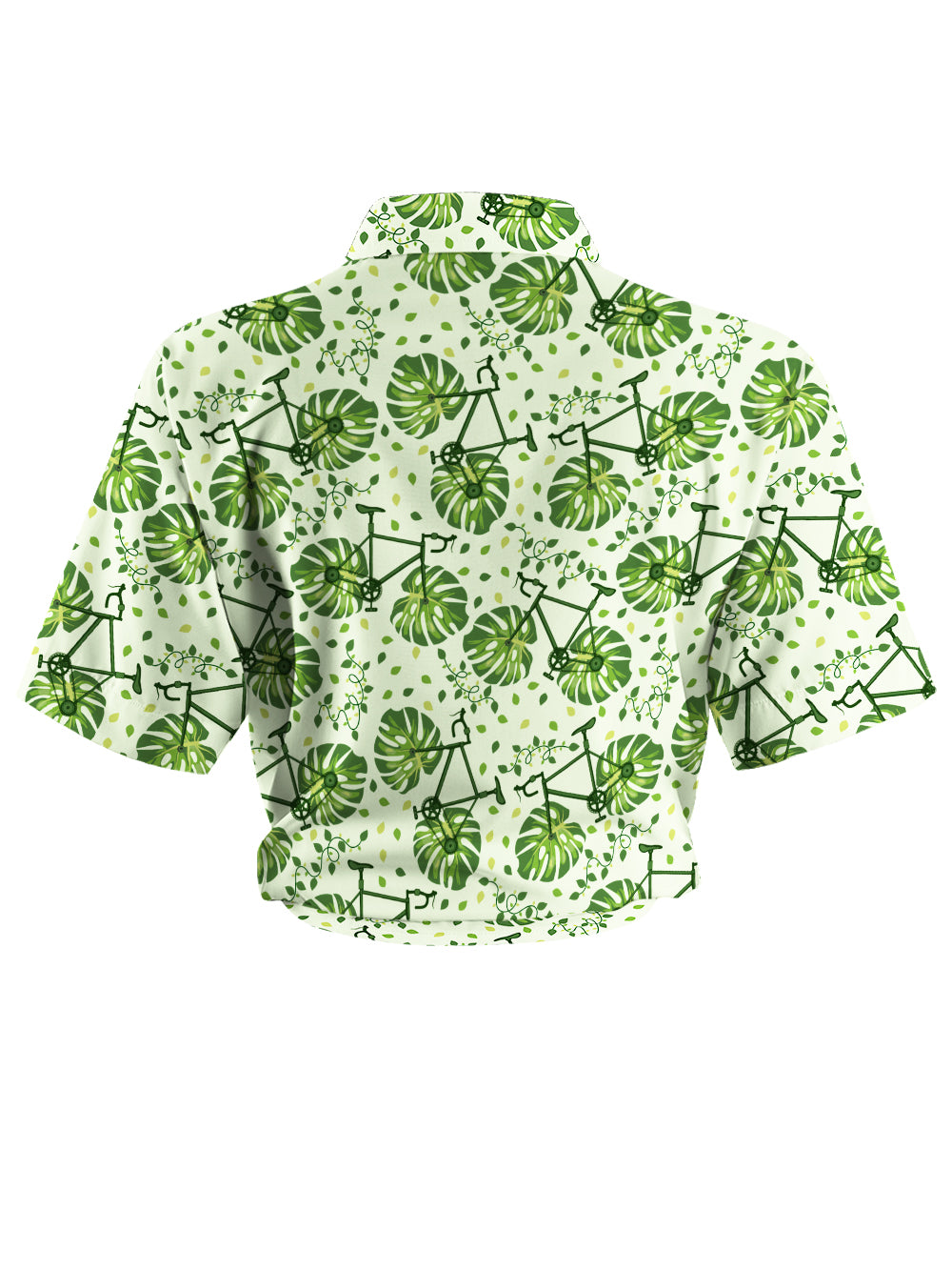 Orionride Monstera Bike Zipper Pockets Ultra Lightweight Short Sleeves Women's Gravel Shirt