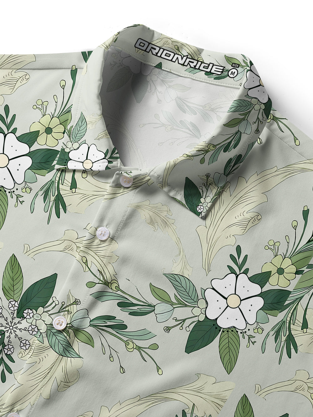 Orionride Flower Wheel Zipper Pockets Ultra Lightweight Short Sleeves Women's Gravel Shirt