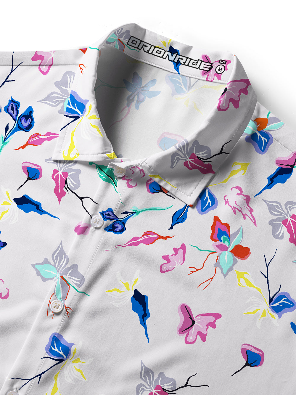 Orionride The Fragrance Of Flowers Zipper Pockets Ultra Lightweight Short Sleeves Women's Gravel Shirt