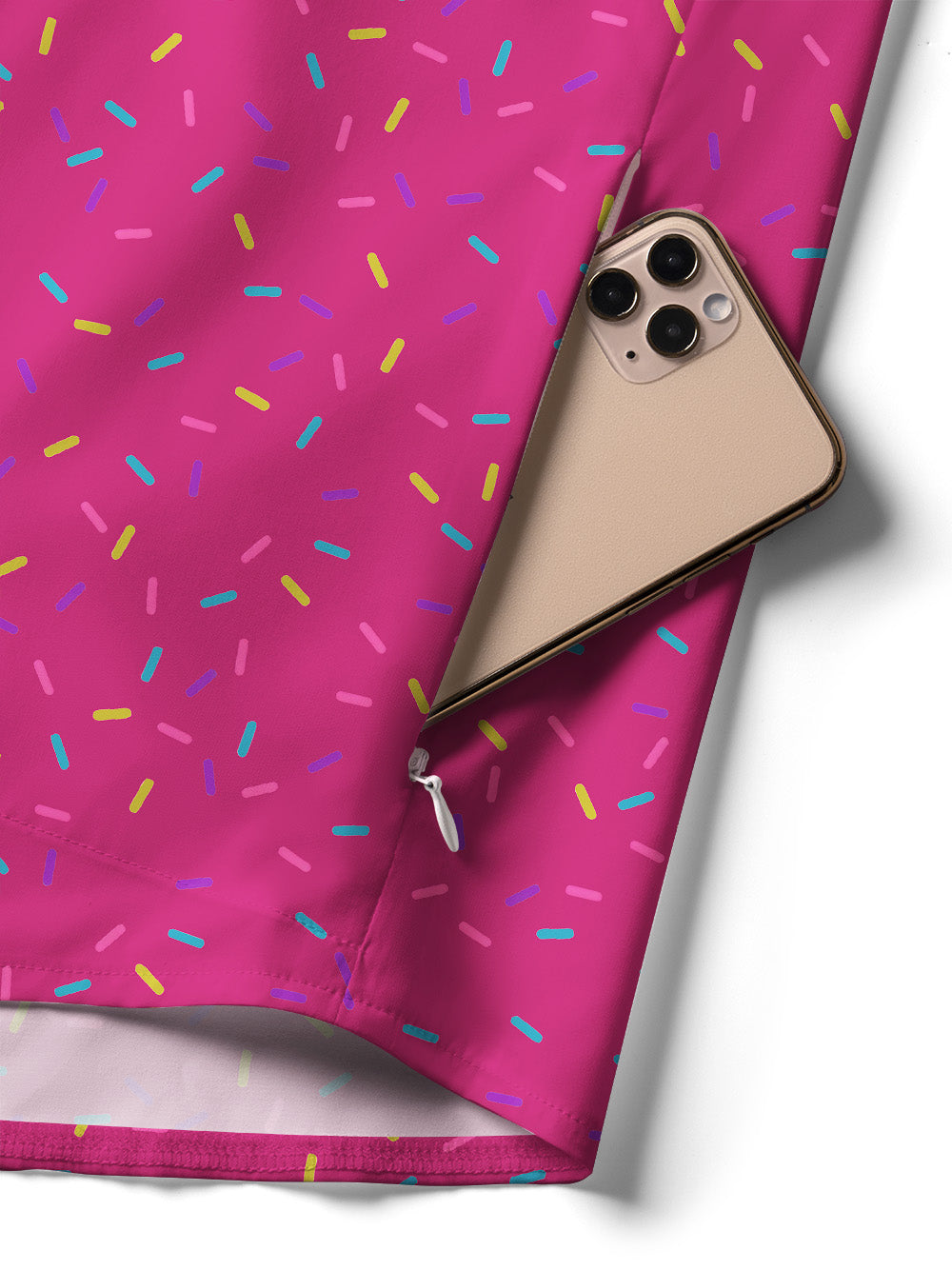 Orionride Donuts In Pocket Zipper Pockets Ultra Lightweight Short Sleeves Women's Gravel Shirt