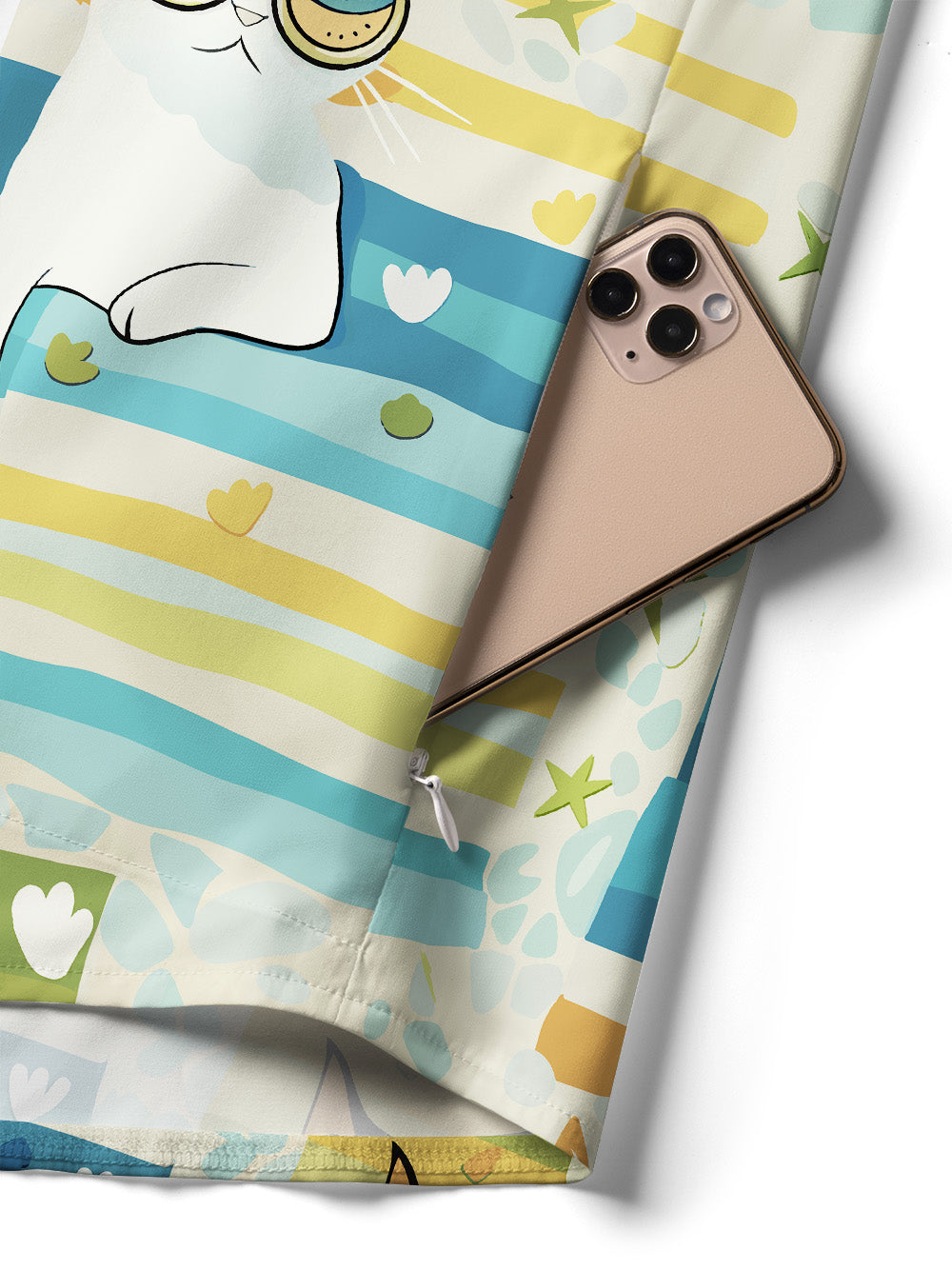 Orionride Four Cats Zipper Pockets Ultra Lightweight Short Sleeves Women's Gravel Shirt