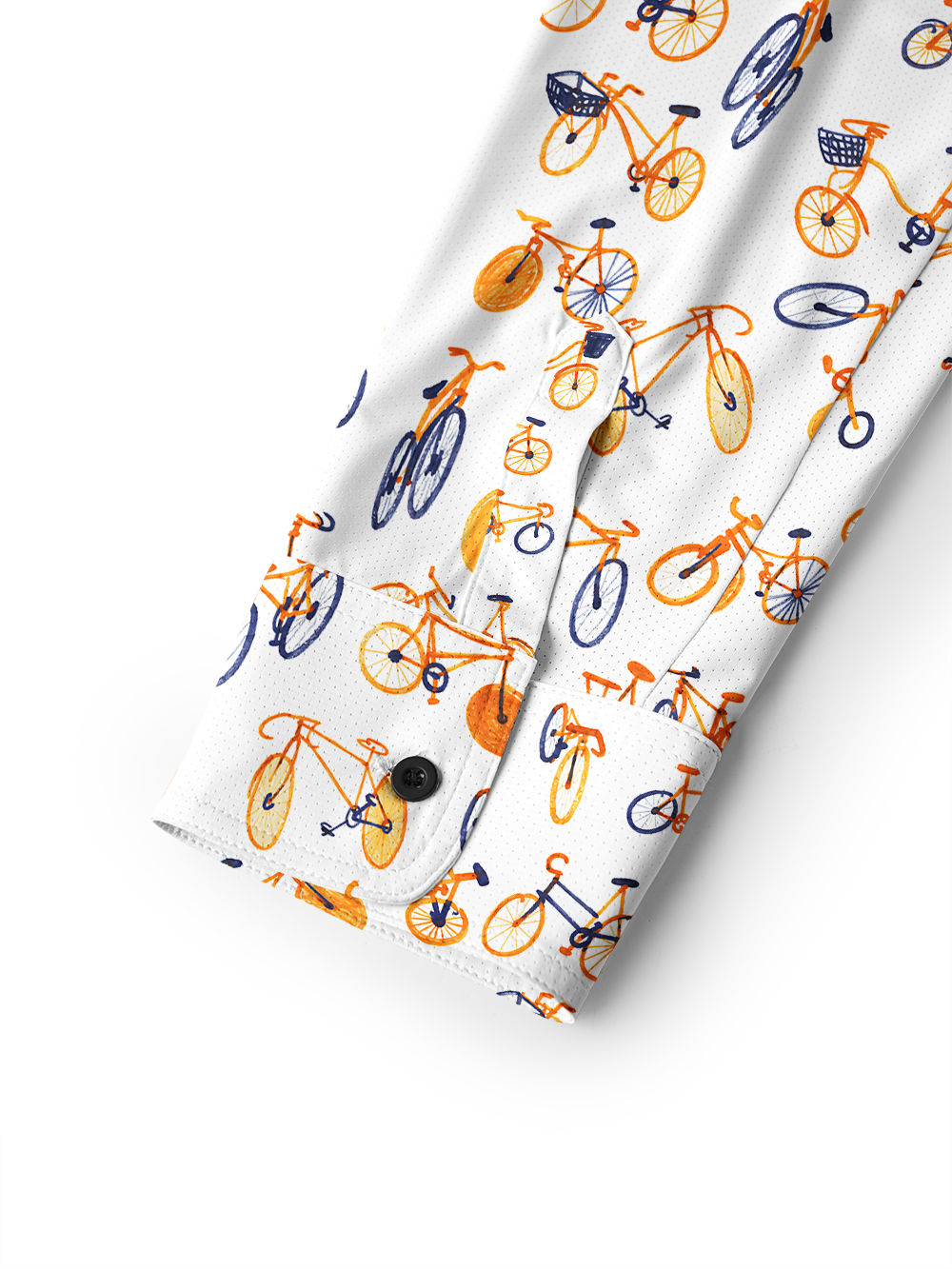 Orionride Bicycle Parade Men's Stretchy Breathable Long Sleeve Gravel Shirt